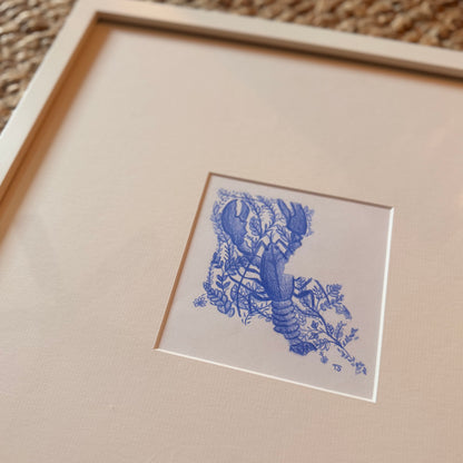 cajun chinoiserie: crawdad [original sketch]