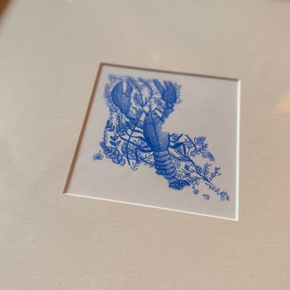 cajun chinoiserie: crawdad [original sketch]