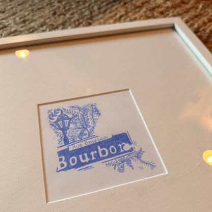 cajun chinoiserie: bourbon [original sketch]