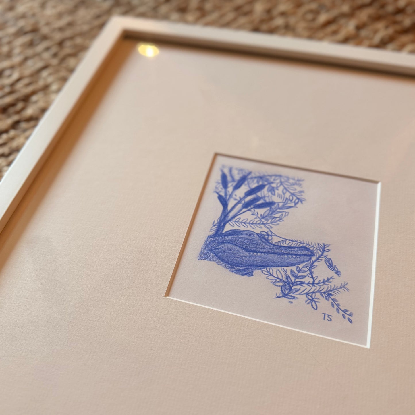 cajun chinoiserie: gator [original sketch]