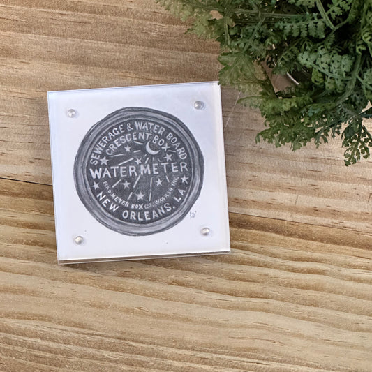 watermeter · framed print